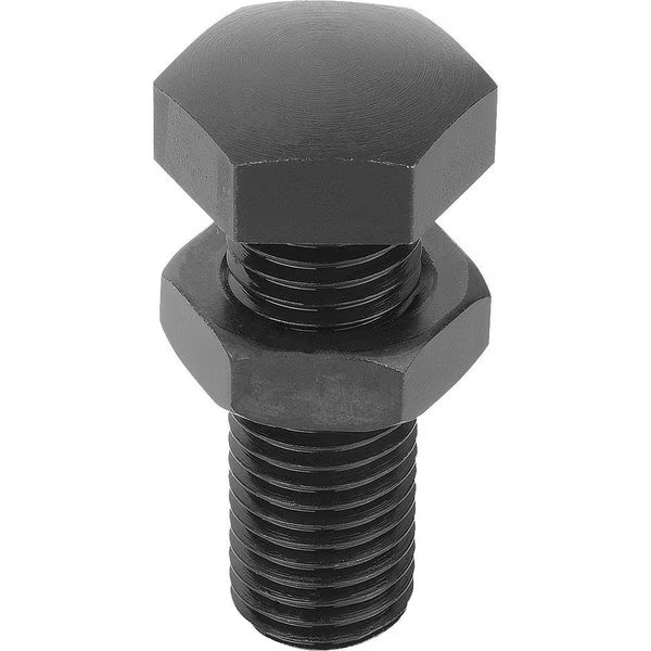 Rest Pad M16X65, H=75, Sw=24, Carbon Steel Tempered And Black Oxidis, Kipp, Mfr#: K0307.16075